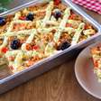Torta à portuguesa super recheada, fofinha e fácil, ideal para um lanche ou jantar prático e delicioso