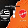 Athletic x Vila Nova: onde assistir, escalações e arbitragem