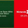 Nintendo fará duas apresentações Direct na próxima semana