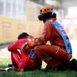 F1: Charles Leclerc tranquiliza após acidente e diz que visão foi sua maior preocupação