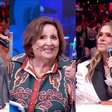 Déa Lúcia se irrita com Ingrid Guimarães e Mônica Martelli no 'Domingão' e dá ordem: 'Olha só!'