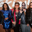 Rock in... frio: couro, casaco de pelo, sobreposição, Iza, Renato Góes, Cristiane Torloni, Flávia Alessandra e mais famosos apostam em looks de inverno no 4º dia do festival; veja +30 fotos!