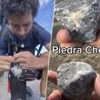 Um peregrino percorre 800 quilômetros do Caminho de Santiago arrastando uma pedra; seu objetivo: contorná-la