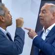 'Baixe seu dedinho': Elmano e Ciro Gomes batem boca e apontam o dedo durante debate no Ceará
