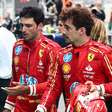 F1: Sainz comenta disputa entre Hamilton e Leclerc por espaço na Ferrari