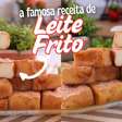 Leite frito super cremoso por dentro e com aquela casquinha douradinha, uma gostosura