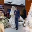 Bolo gigantesco de 9 andares, 47 metros de passarela, 3 caminhões de flores e mais: 5 detalhes impressionantes do casamento de Ana Hickmann e Edu Guedes que vão te deixar de queixo caído