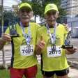 Aos 74 anos, gêmeos mantêm tradição de correr juntos na Dez Milhas Garoto