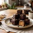 Dadinho de pasta de amendoim com chocolate: fácil e sem açúcar adicionado