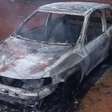 Corpo carbonizado é encontrado dentro de carro incendiado em Coronel Bicaco