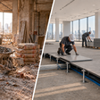 Piso elevado avança com a construção sustentável
