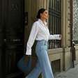 Jeans com renda: tendência une casual e delicado em peças versáteis