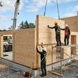 Nem construção a seco nem tijolos: o sistema europeu para construir casas de 100 m2 em 7 dias