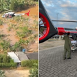 Homem de 100 anos é resgatado de helicóptero após ficar ilhado por chuvas no interior de SP