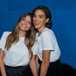 Hi-lo: Bruna Marquezine aposta em camiseta básica de R$ 49,99 e saia sofisticada de R$ 38 mil ao lado da irmã Luana