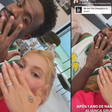 Virginia mostra alianças de um ano de romance com Vini Jr. e divide opiniões na web