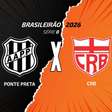 Ponte Preta x CRB: onde assistir, escalações e arbitragem