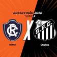 Remo x Santos, AO VIVO, com a Voz do Esporte, às 17h