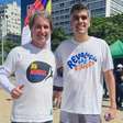 Mutirão reúne voluntários para retirar resíduos da Praia de Copacabana