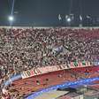 Organizada do São Paulo faz protesto de 15 minutos no Morumbis e fica em silêncio durante gol de Calleri