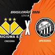 Criciúma x Operário, AO VIVO, com a Voz do Esporte, às 18h