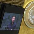 Na ONU, Zelensky afirma que Putin precisa ser parado