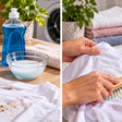 Água oxigenada misturada com detergente é uma solução pouco conhecida más que faz milagres na lavagem de roupas dadas como perdidas