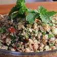 Tabule muito leve e refrescante com tempero especial, uma salada saudável e saborosa