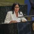 Na ONU, Delcy Rodríguez promete eleições na Venezuela e defende 'democracia plena'