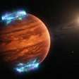Astrônomos detectaram pela primeira vez sinais de rádio provenientes de um exoplaneta a 63,4 anos-luz da Terra