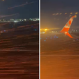 Avião da Gol tem problema em motor e tem princípio de fogo durante decolagem em Goiânia