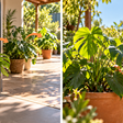Como preparar uma planta para receber mais sol sem queimar as folhas