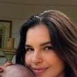 Rostinho e roupas do filho de Mariana Rios dão o que falar no batizado: 'Pára com isso'