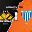 Criciúma x Avaí: onde assistir, escalações e arbitragem