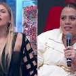 Lívia Andrade flagra choro de Tati Machado no 'Domingão', expõe e a famosa se explica: 'Botar a culpa'