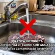 Usar água corrente para descongelar a carne ainda acontece em muitas cozinhas, mas nos Estados Unidos há uma alternativa mais econômica: passar o alimento do freezer para a geladeira na noite anterior