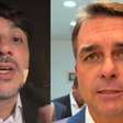 Renan Santos faz proposta inusitada para Flávio Bolsonaro após debate da Globo ser cancelado: 'Juntos'