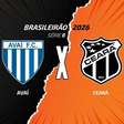 Avaí x Ceará: onde assistir, escalações e arbitragem