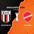 Botafogo-SP x Vila Nova: onde assistir, escalações e arbitragem