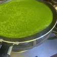 Panqueca de espinafre vitaminada e colorida fácil