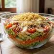 A salada Juliana fica muito mais saborosa com este molho simples de limão e mostarda