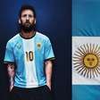 Camisa da despedida de Messi da Argentina tem detalhes dourados e Sol de Maio; veja fotos