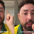 Rico Melquiades chora após se posicionar politicamente e revela medo: 'Nem quero sair da minha casa'