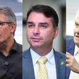 Flávio Bolsonaro recebe apoio de Zema e Temer e marca reunião com Caiado