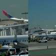Aviões da Delta e Air Canada colidem em aeroporto de Los Angeles