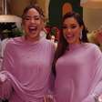 Bruna Biancardi e Rafaella Santos usam a mesma roupa na festa de Mavie e caem na risada