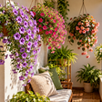 A planta pendente que floresce por meses aproveita melhor varandas pequenas porque ocupa o espaço vertical em vez do chão