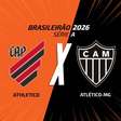 Athletico-PR x Atlético-MG, AO VIVO, com a Voz do Esporte, às 20h