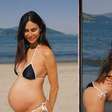 Filha de tetracampeão mostra barrigão do 3º filho com jogador do Mirassol