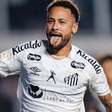 Neymar repete roteiro e brilha em bolas paradas na arrancada do Santos